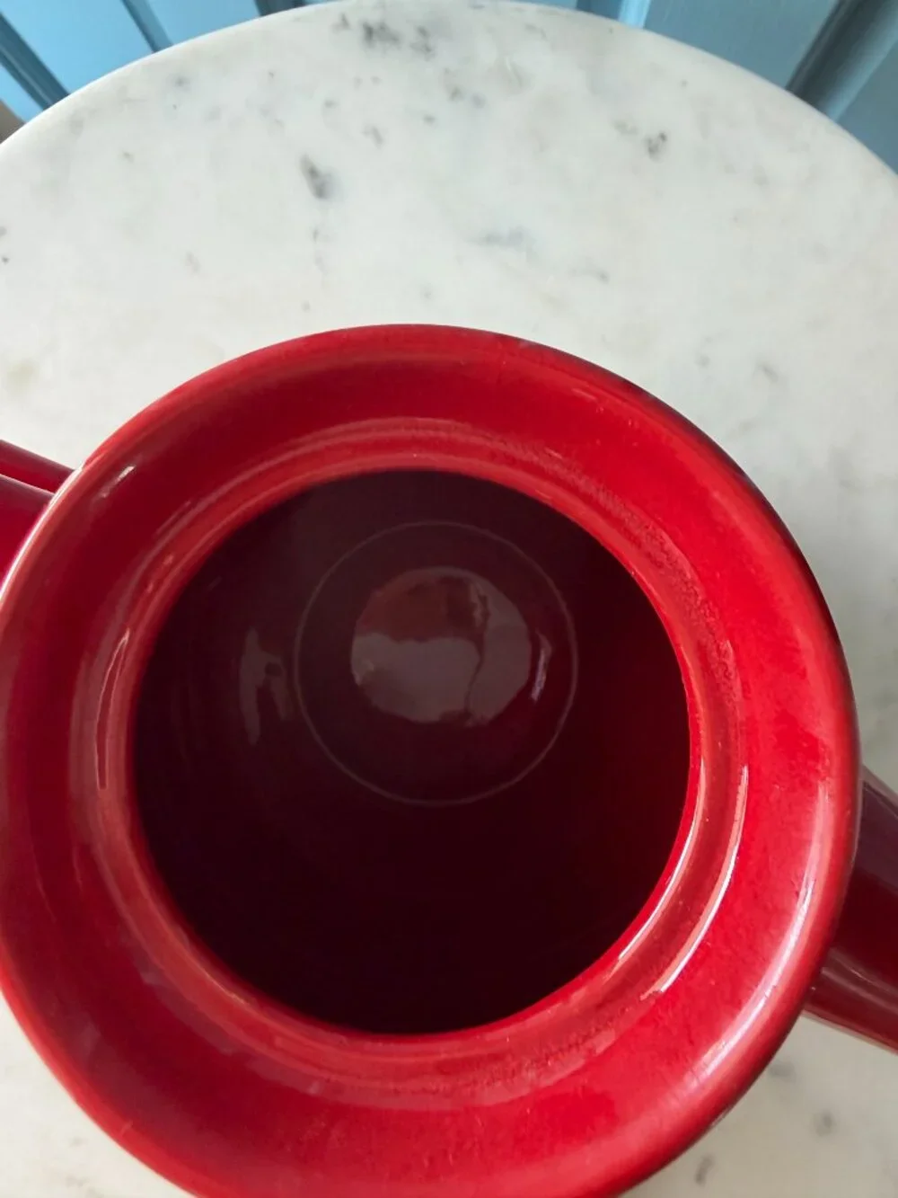 Vintage Waechtersbach Teapot in Desired Cherry Red Color- Germany 1990s.
